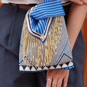Bolso cruzado canutillos
