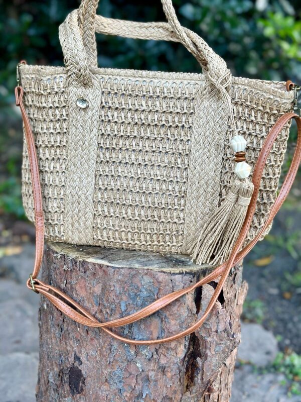 Bolso tejido playero - Imagen 2