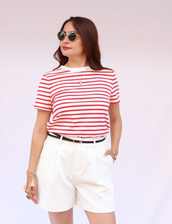 Camiseta marinera roja